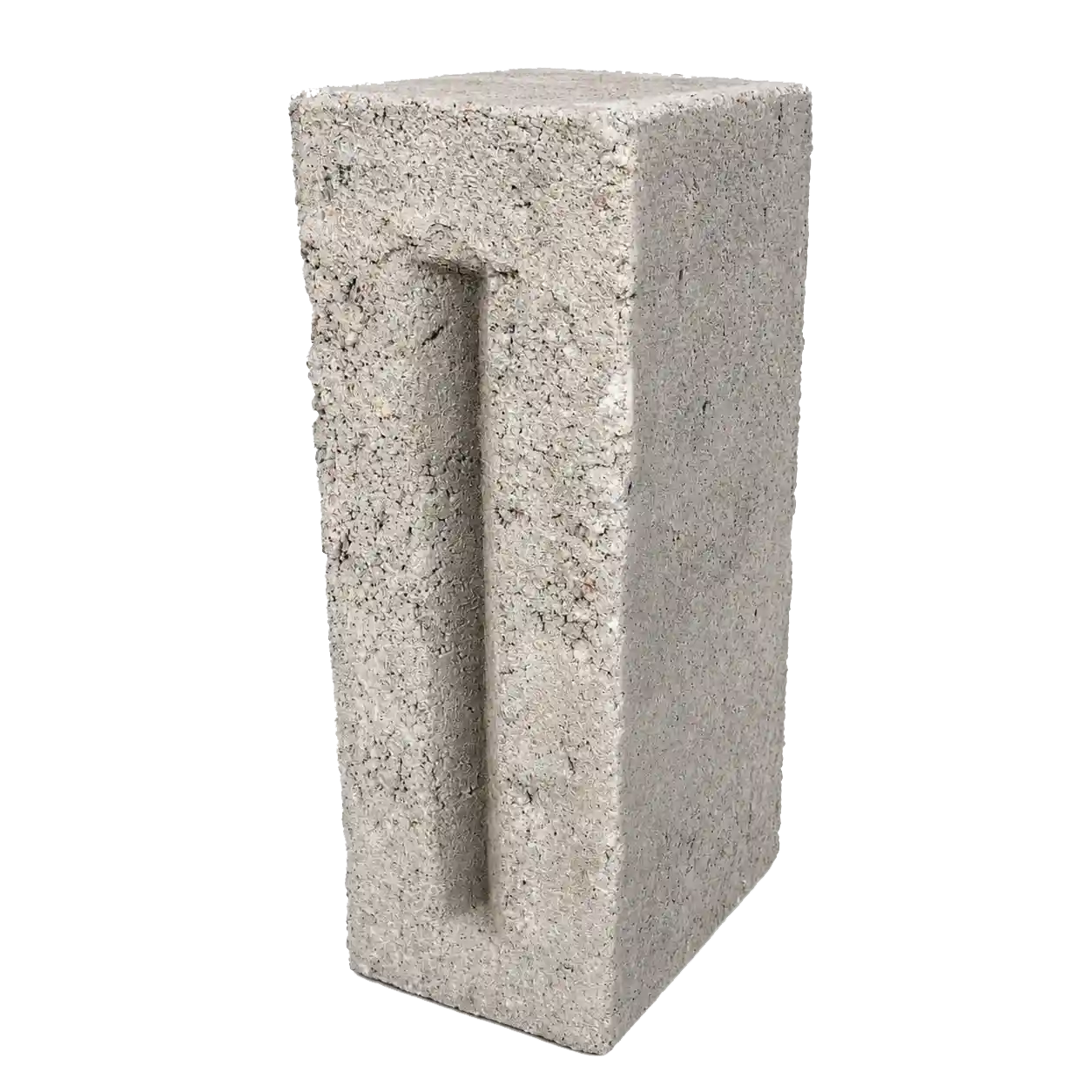 Block Macizo Gris Liso 12x18x38 - Image 2