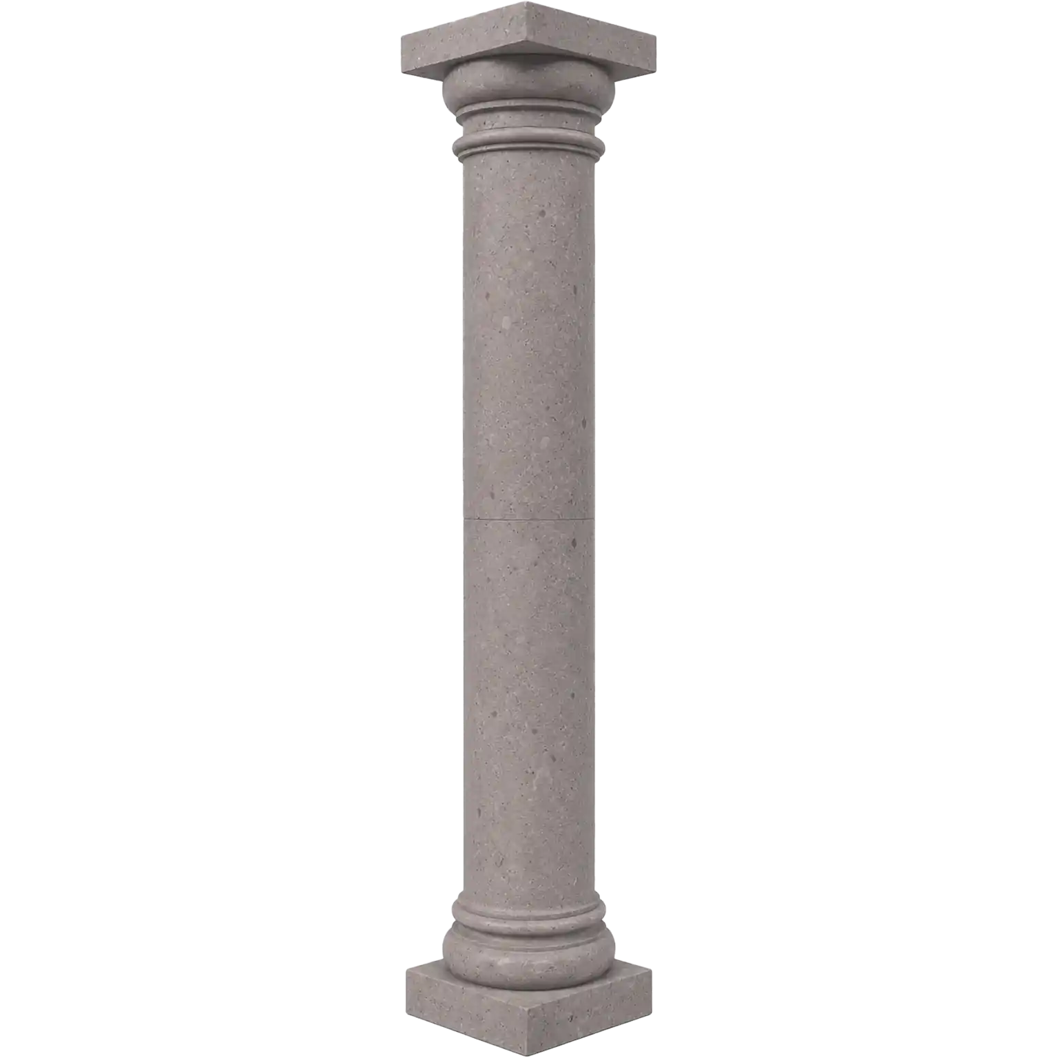 Columna de cantera lisa 30 diametro 2.40 alto Gris