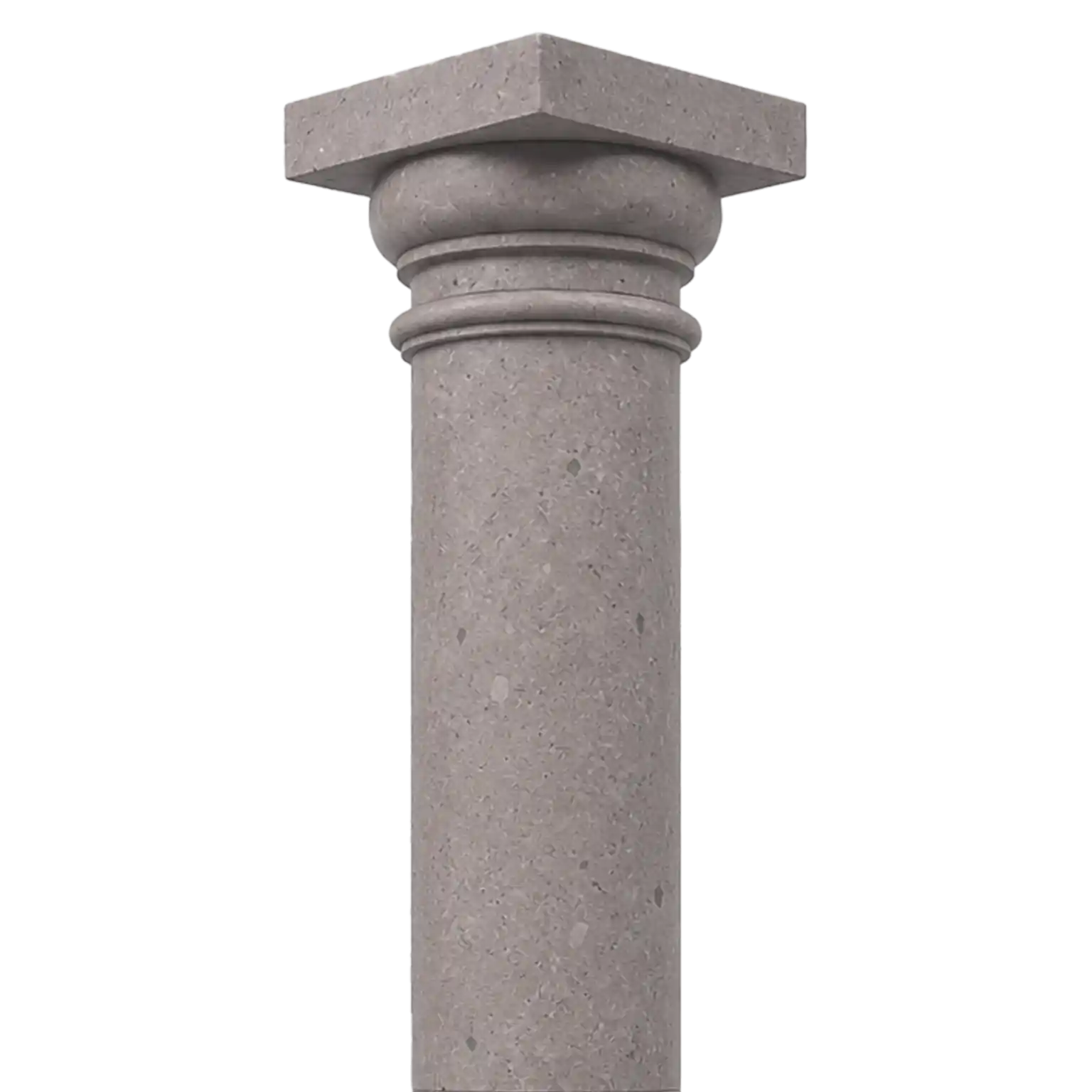 Columna de cantera lisa 30 diametro 2.40 alto Gris - Image 2