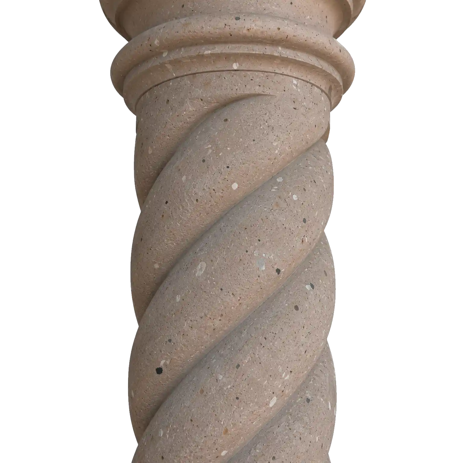Columna trenzada 30 diametro 2.40 alto Canela - Image 2