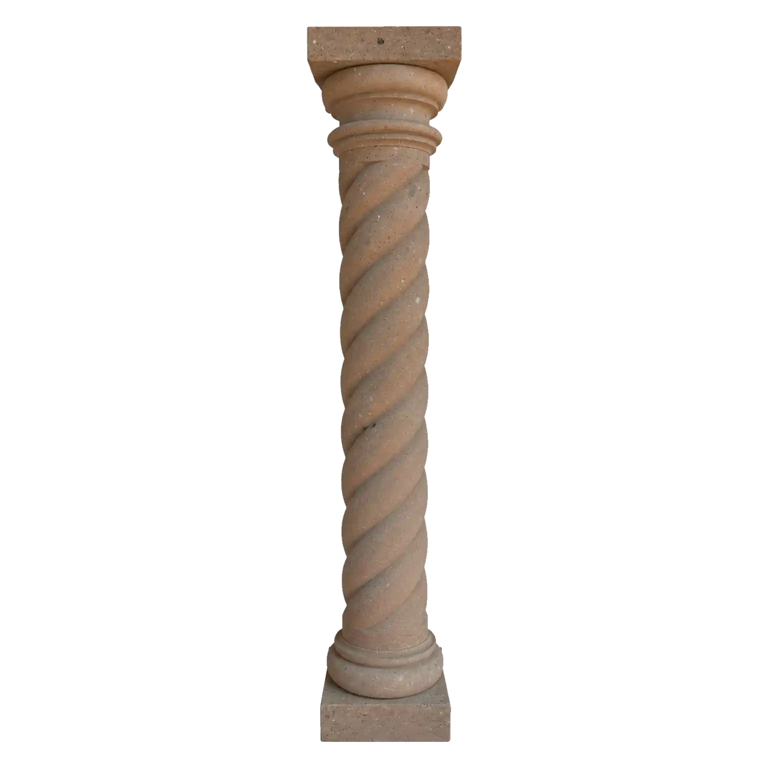 Columna trenzada 30 diametro 2.40 alto Chocolate