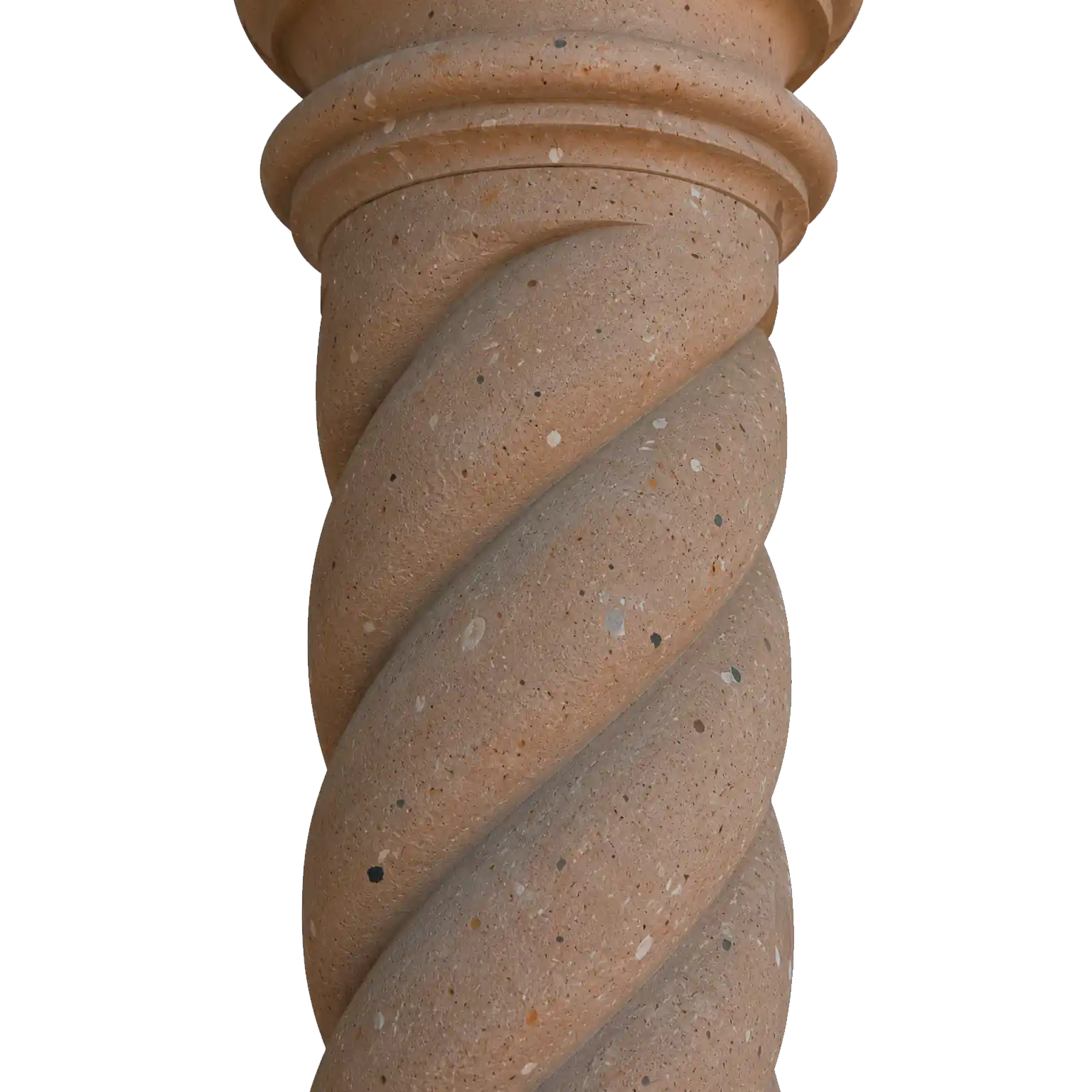 Columna trenzada 30 diametro 2.40 alto Chocolate - Image 2