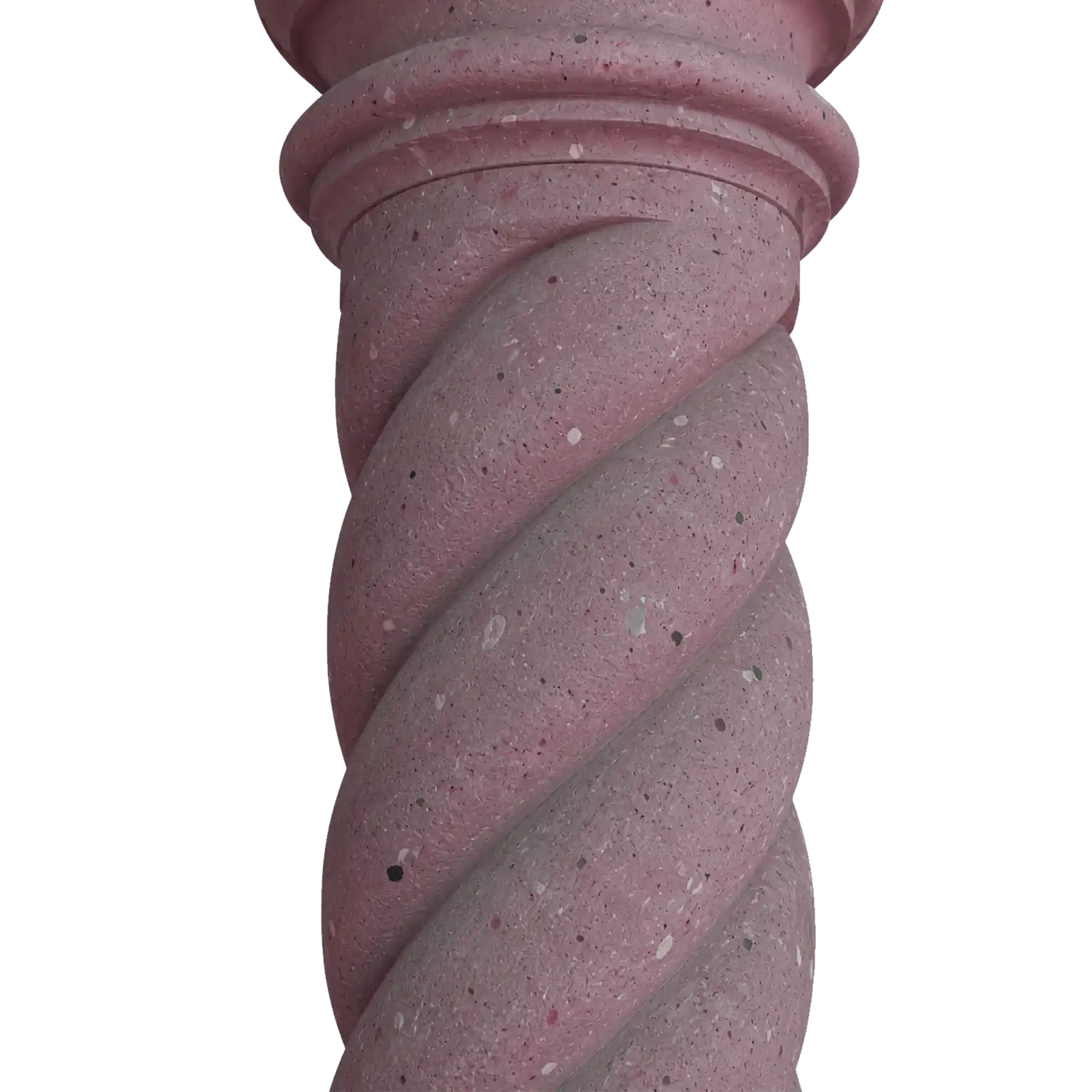 Columna trenzada 30 diametro 2.40 alto Rosa - Image 3