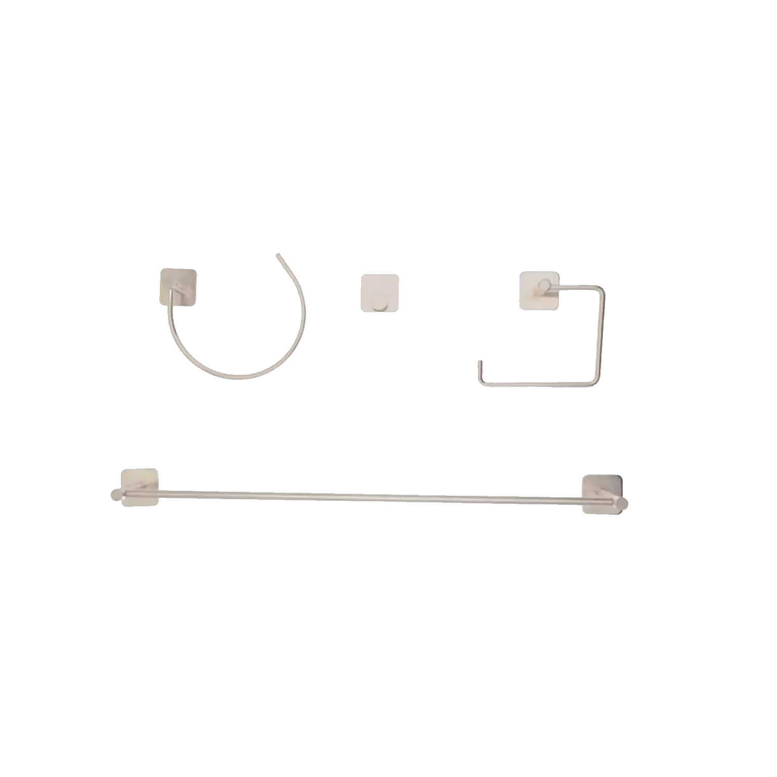 Juego de accesorios para baño de 4 pzas, Marca Skab, Santin Nickel Finish - Image 2