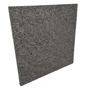 Laminado de Cantera Recinto Negro Poro Abierto 40x40x2 -M2