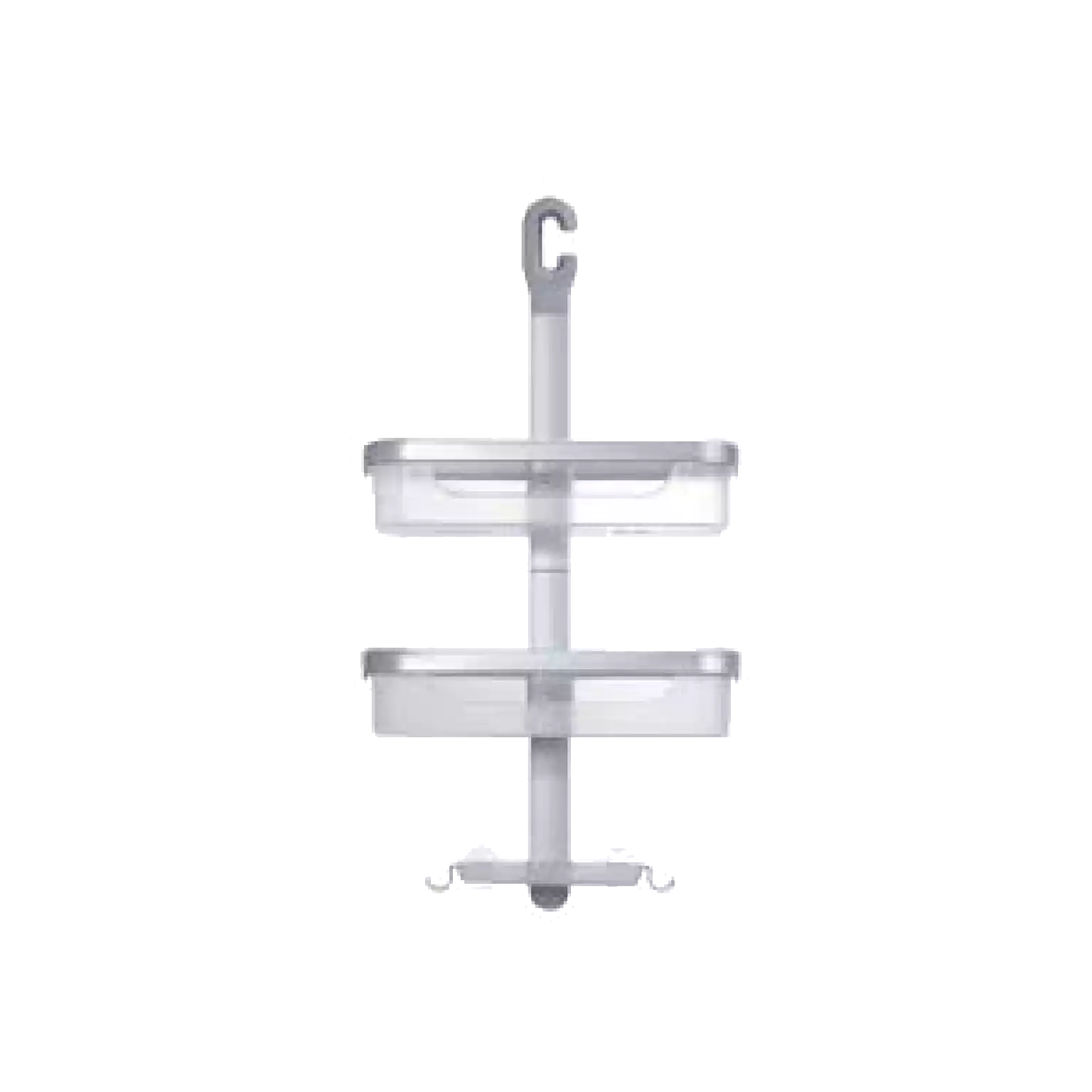 Organizador para regadera de aluminio, Negro Mate, Marca Skab