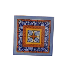 Talavera Rosa de los Vientos Mezclilla