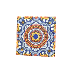 Talavera Rosario Azul/Multicolor