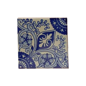 Talavera Villa Real Azul/Blanco