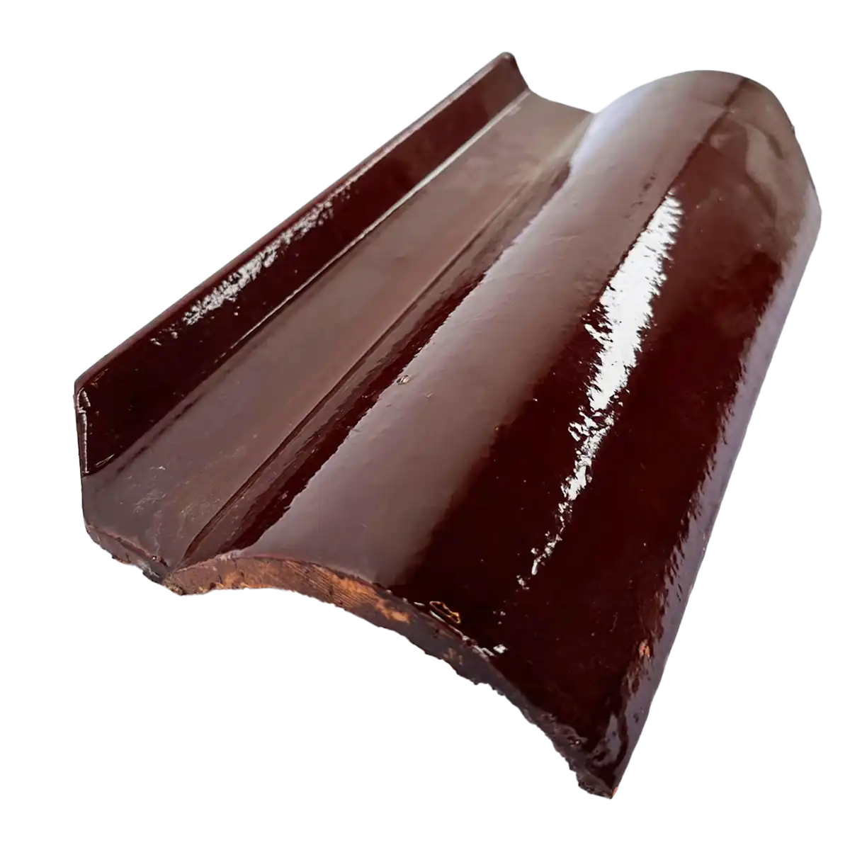 Teja de ala 30 cm Tabaco m2
