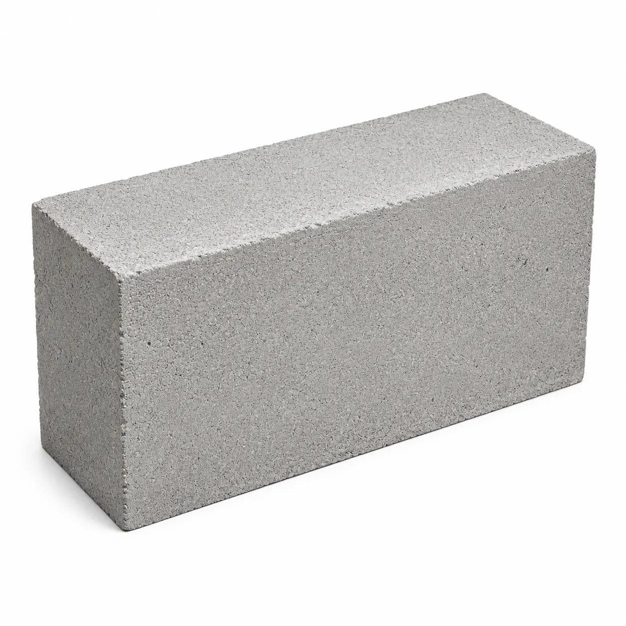 Block Macizo Gris Liso 12x18x38