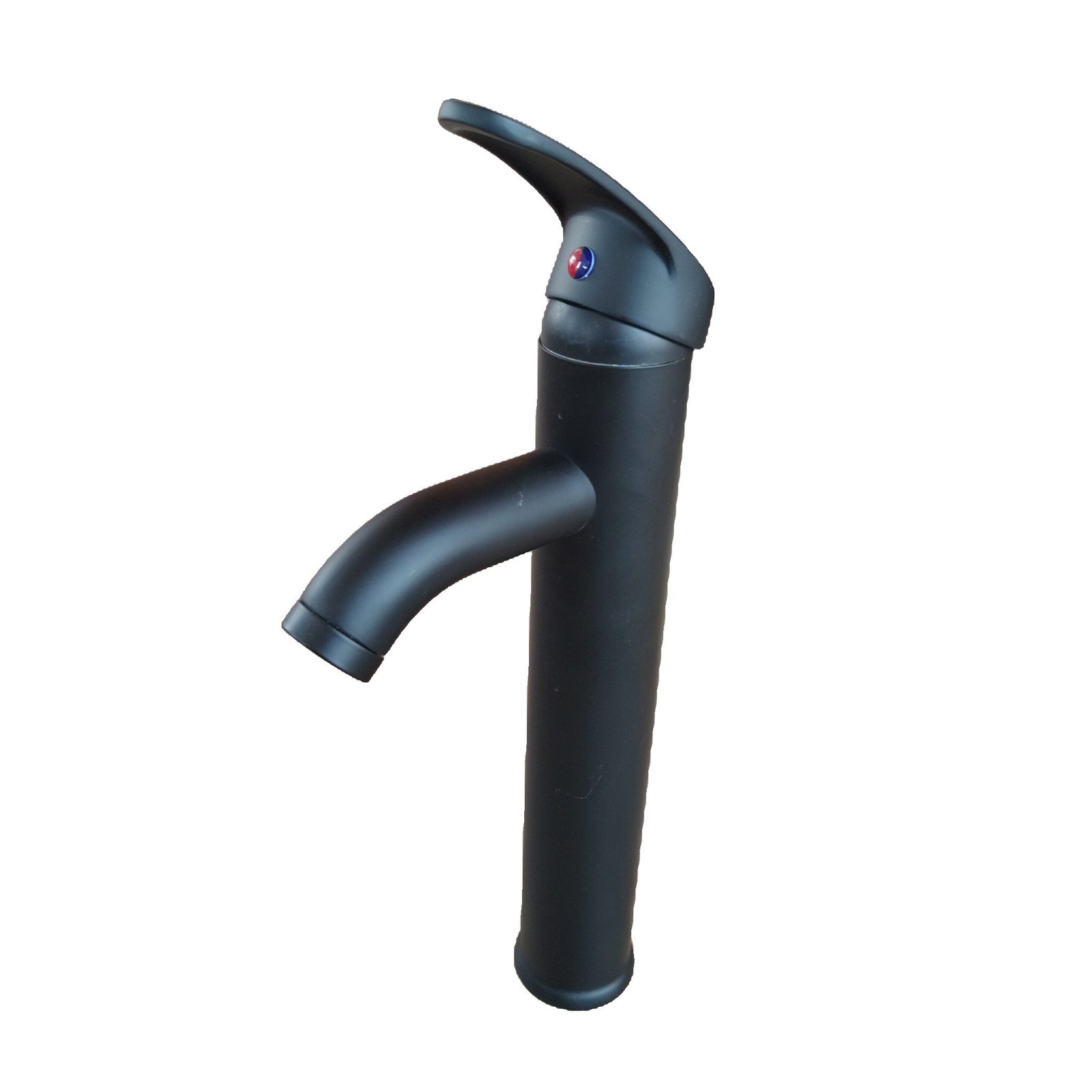 MONOMANDO ECOLOGICO ALTO PARA LAVABO, NEGRO MATE, MARCA DICA 4435.2